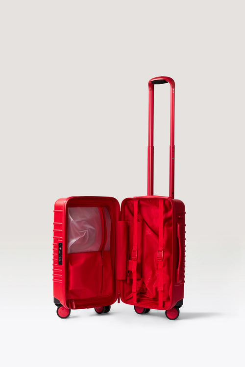 The Disney Small Carry-On Roller  in Mickey Mouse Red