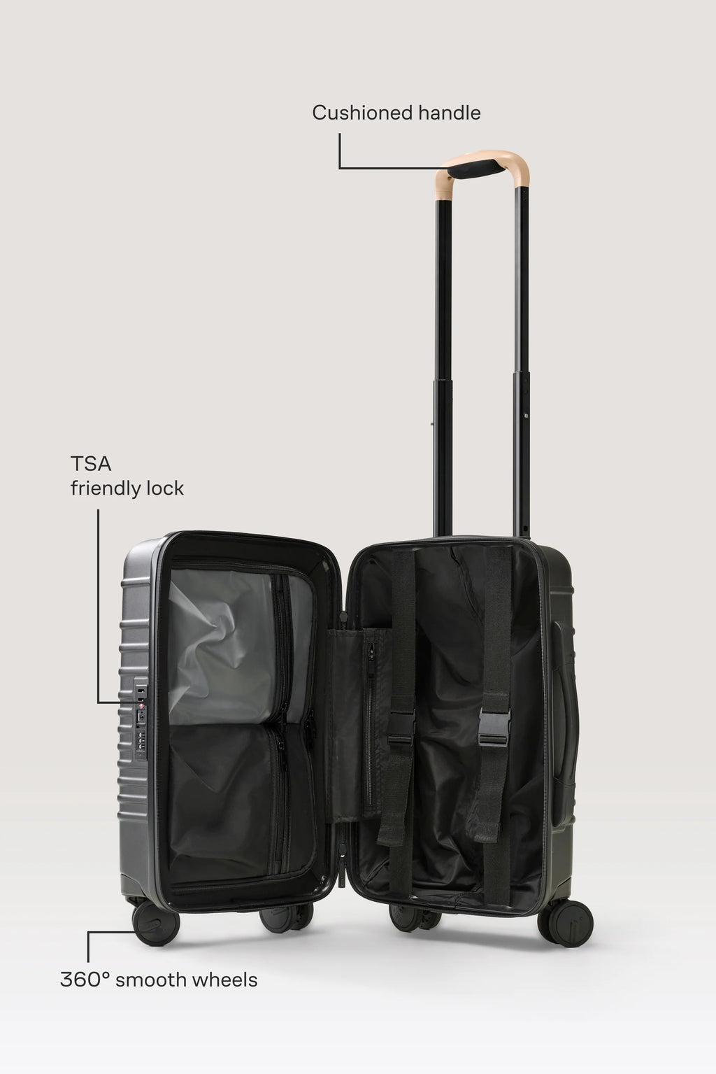 The Small Carry-On Roller  in Maple