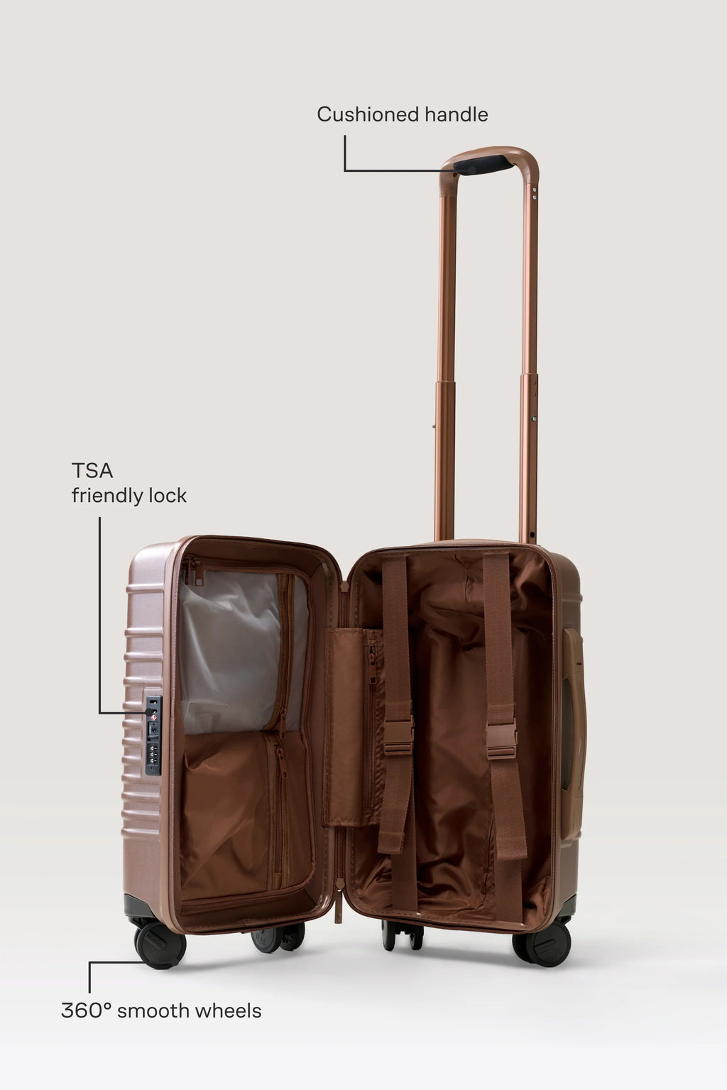 The Small Carry-On Roller  in Maple